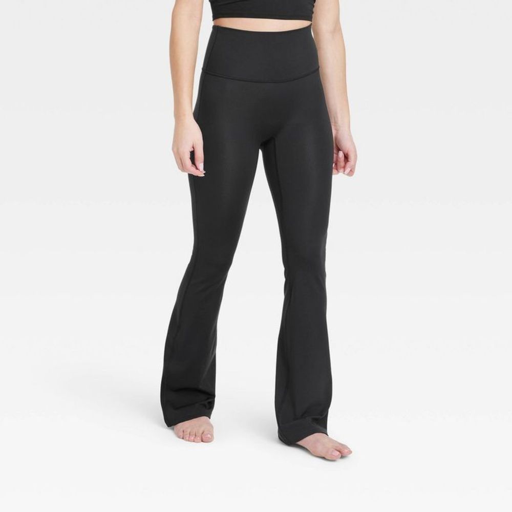 Women's Brushed Sculpt Ultra High-Rise Flare Leggings - All in Motion Black